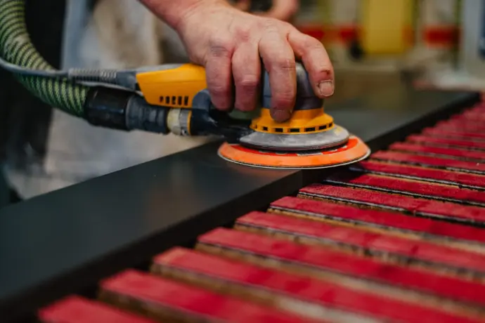 Interieur lak schuren