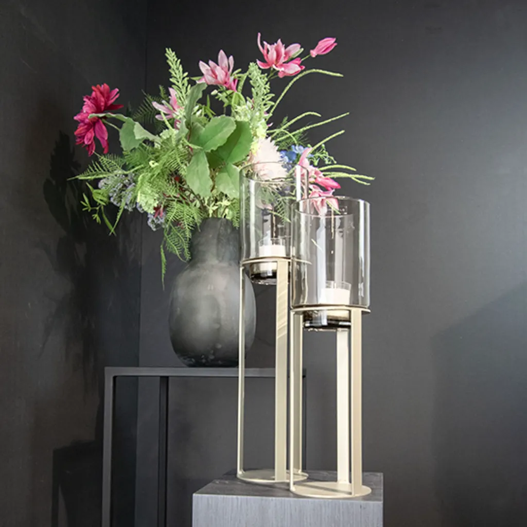 Sokkel Metaal Rond ivoorwit.webp