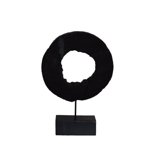 Ornament zwart op voet 