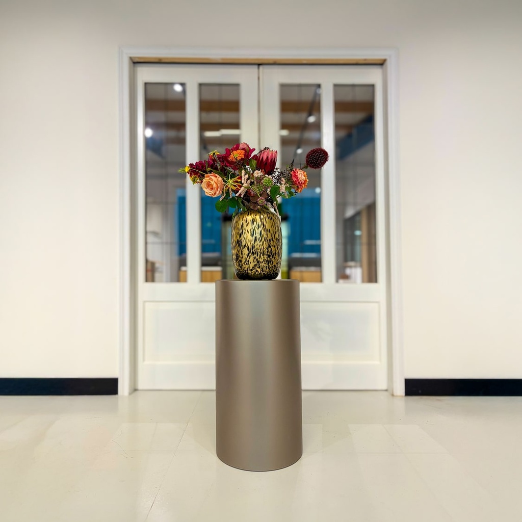 Metaal Gelakte Zuil Rond Champagne